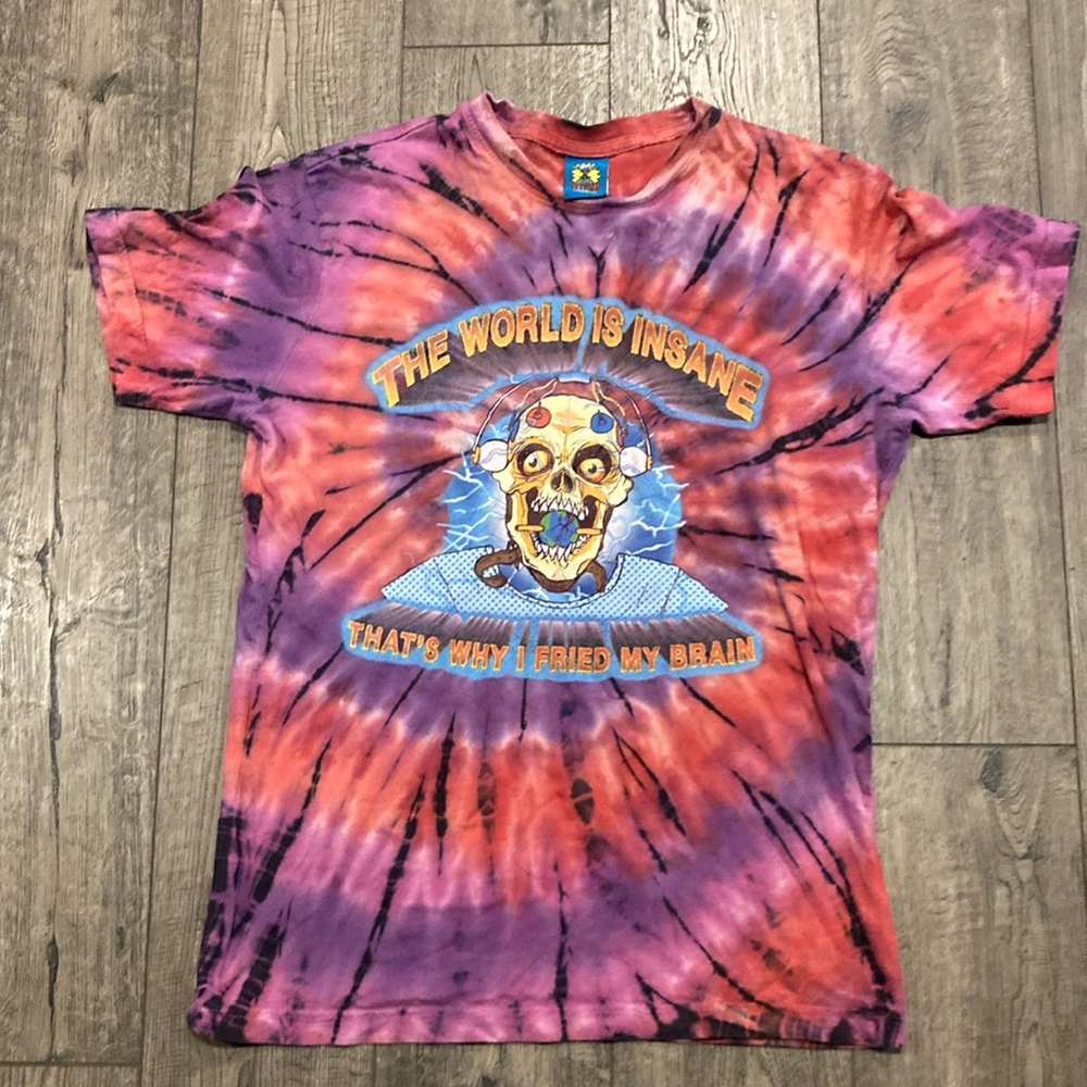 Zumiez Teenage The World Is Insane That’s Why I Fried My Brain Shirt s